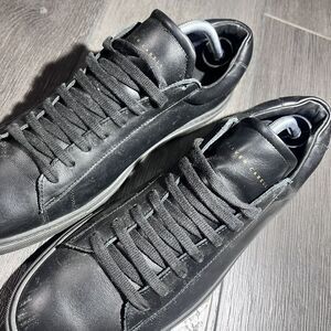 Oliver Cabell Sneakers Mens Sz 11 US Low 1 Jet Black   44 EU Made In Italy Shoes